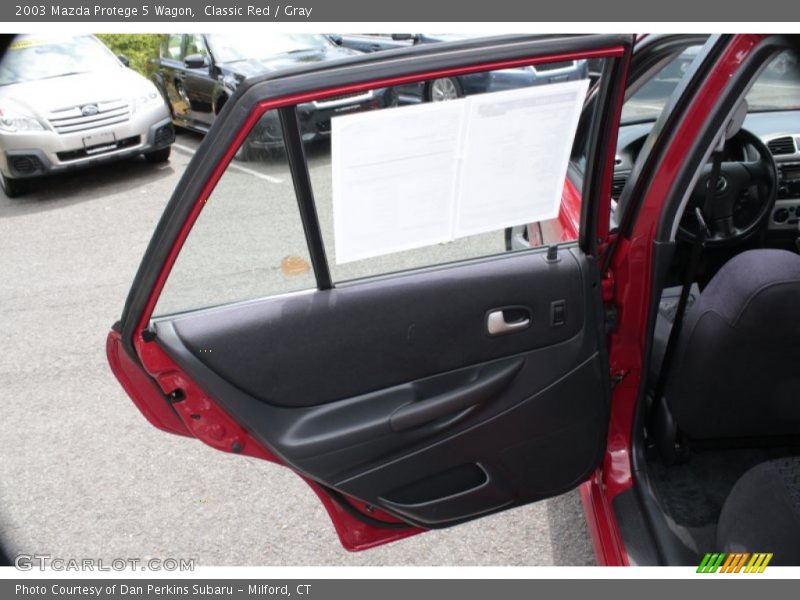 Classic Red / Gray 2003 Mazda Protege 5 Wagon