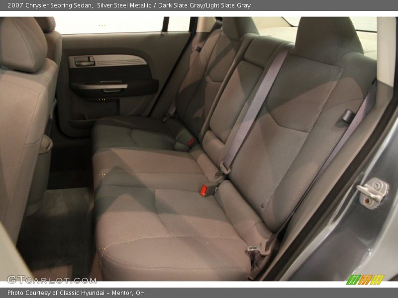 Silver Steel Metallic / Dark Slate Gray/Light Slate Gray 2007 Chrysler Sebring Sedan