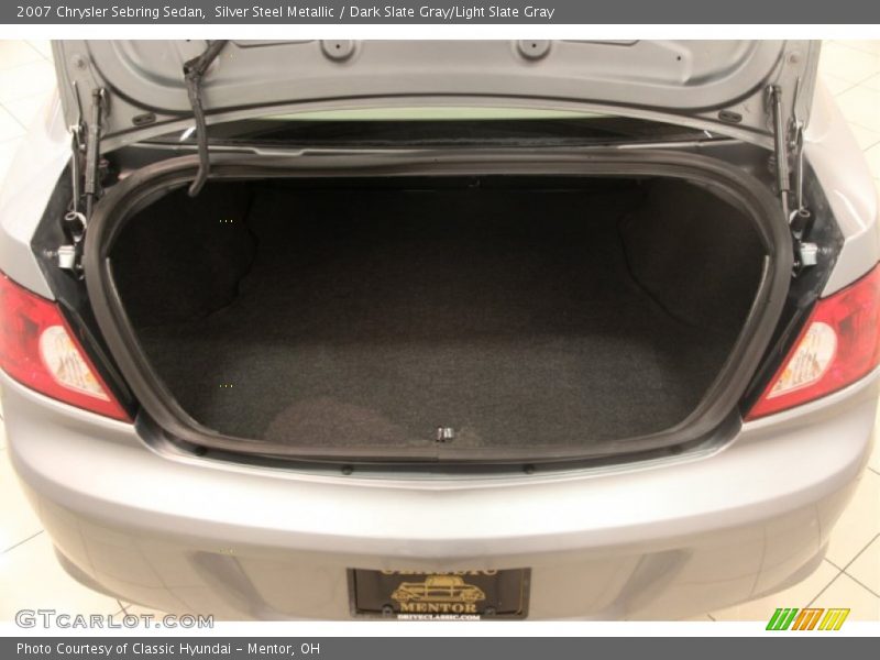 Silver Steel Metallic / Dark Slate Gray/Light Slate Gray 2007 Chrysler Sebring Sedan