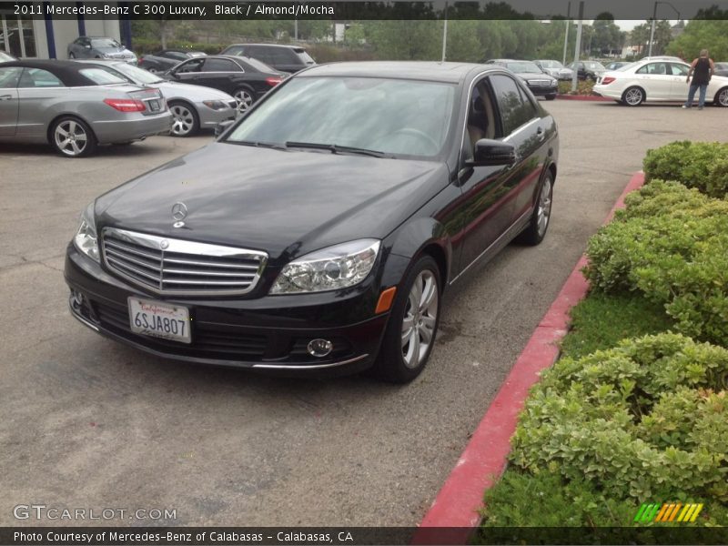 Black / Almond/Mocha 2011 Mercedes-Benz C 300 Luxury