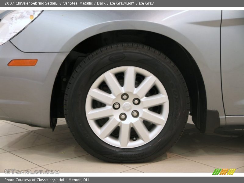 Silver Steel Metallic / Dark Slate Gray/Light Slate Gray 2007 Chrysler Sebring Sedan