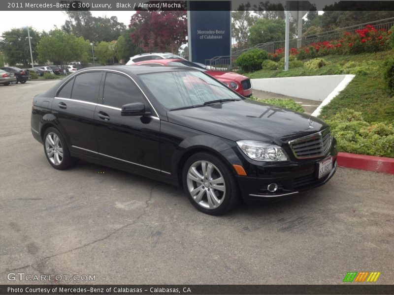 Black / Almond/Mocha 2011 Mercedes-Benz C 300 Luxury