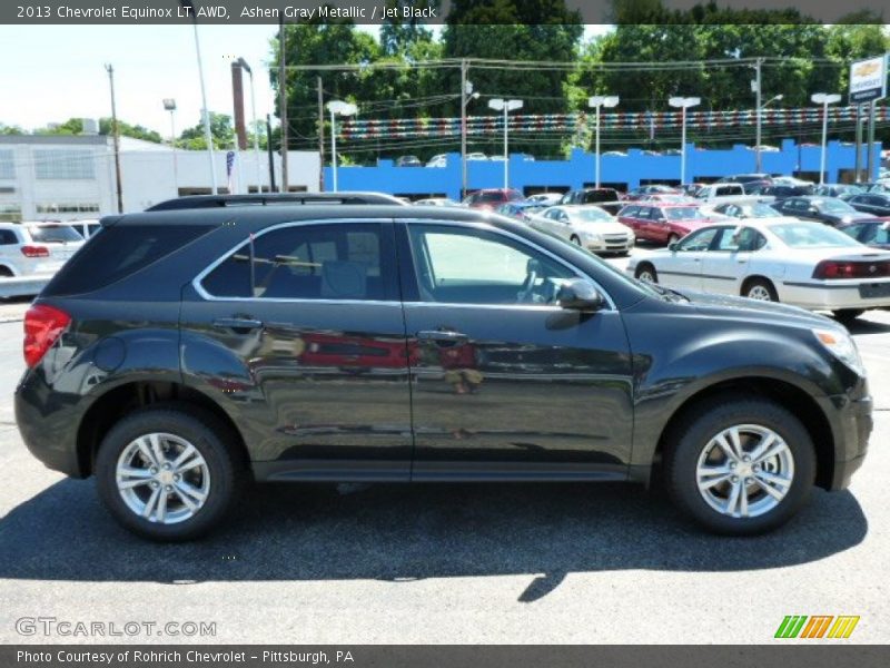 Ashen Gray Metallic / Jet Black 2013 Chevrolet Equinox LT AWD