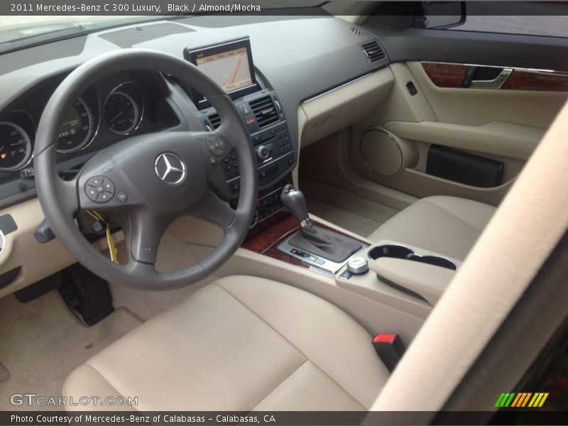 Black / Almond/Mocha 2011 Mercedes-Benz C 300 Luxury