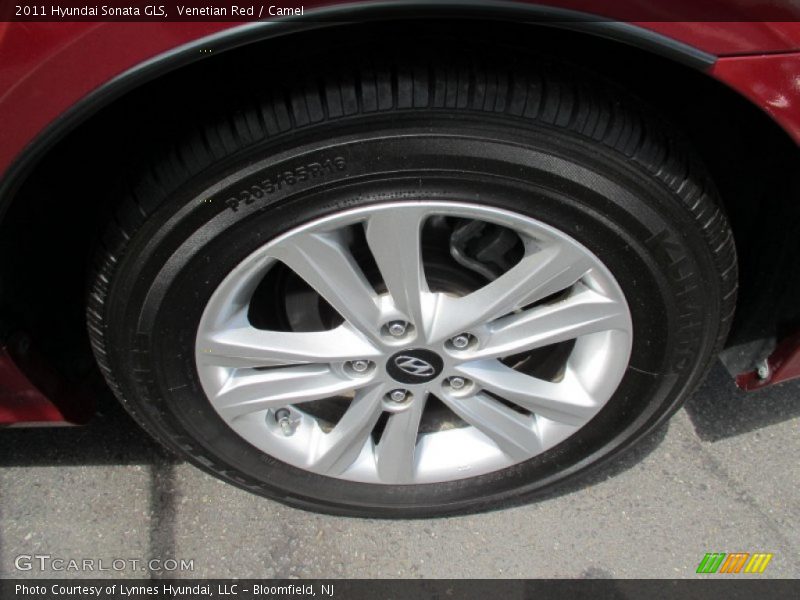 Venetian Red / Camel 2011 Hyundai Sonata GLS