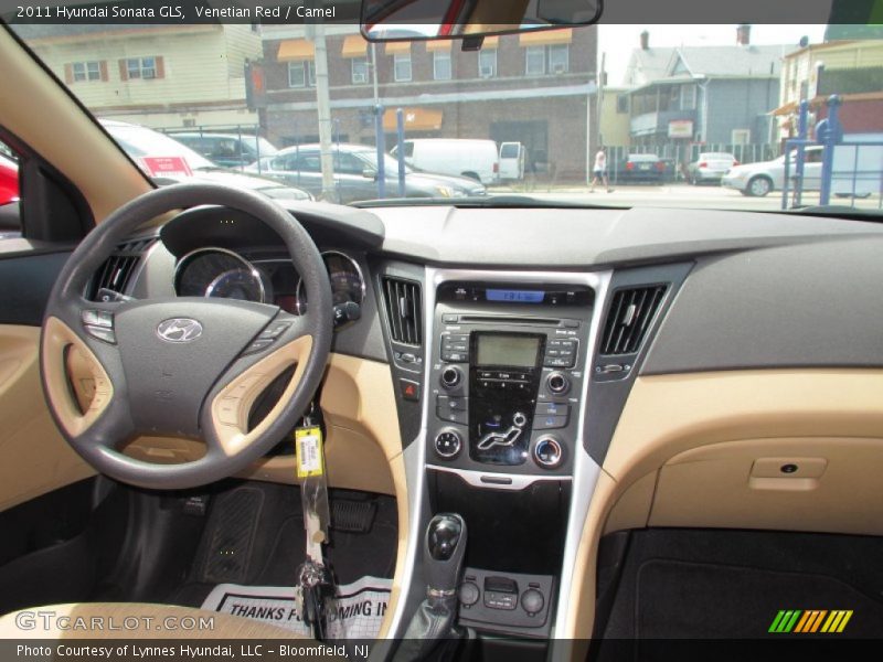 Venetian Red / Camel 2011 Hyundai Sonata GLS