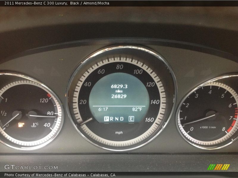 Black / Almond/Mocha 2011 Mercedes-Benz C 300 Luxury