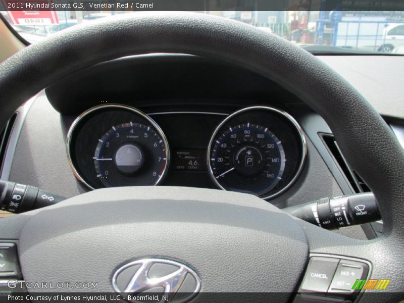 Venetian Red / Camel 2011 Hyundai Sonata GLS