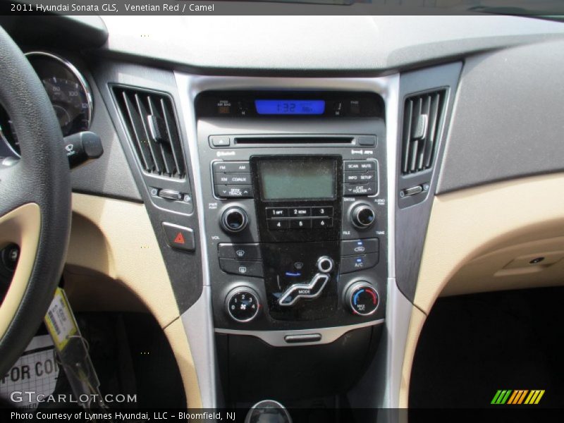 Venetian Red / Camel 2011 Hyundai Sonata GLS