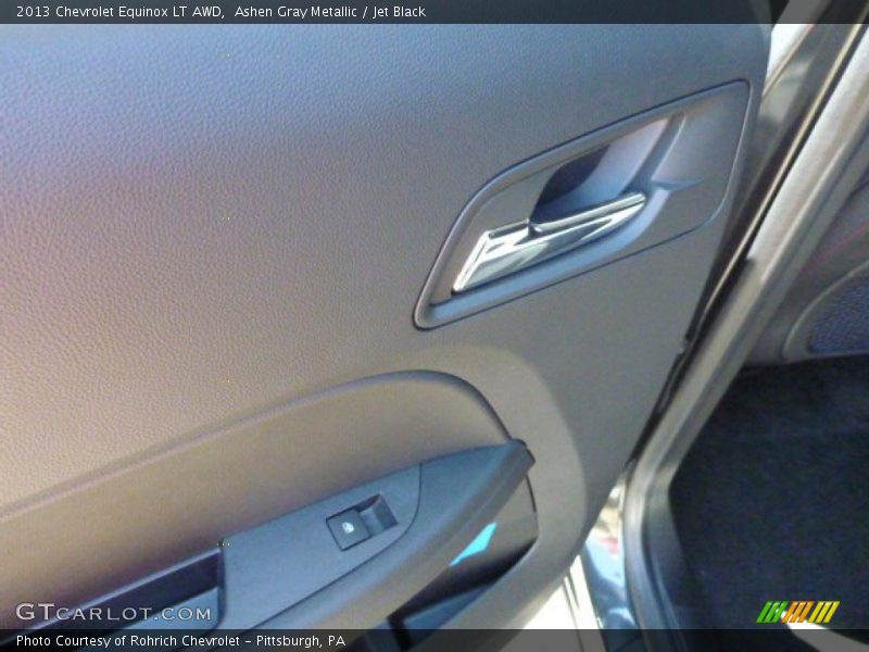 Ashen Gray Metallic / Jet Black 2013 Chevrolet Equinox LT AWD