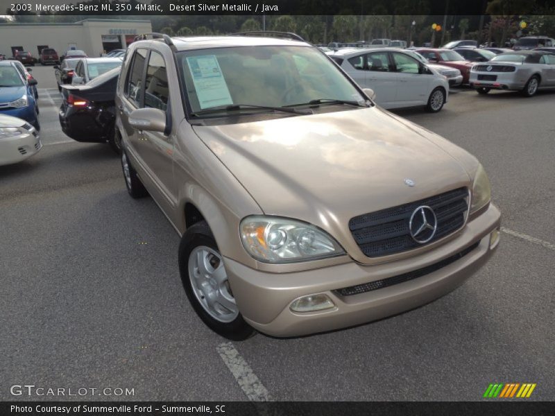 Desert Silver Metallic / Java 2003 Mercedes-Benz ML 350 4Matic