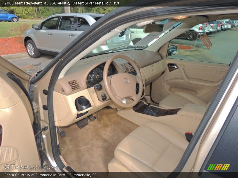 Desert Silver Metallic / Java 2003 Mercedes-Benz ML 350 4Matic