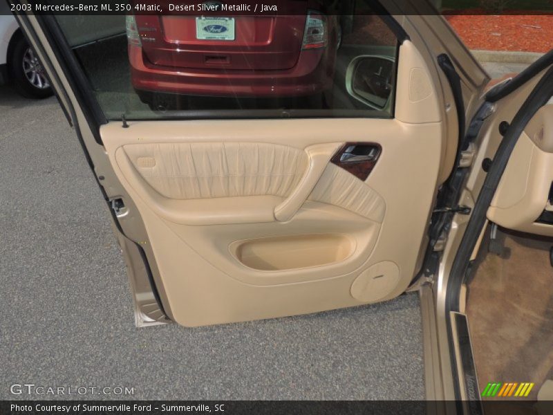 Desert Silver Metallic / Java 2003 Mercedes-Benz ML 350 4Matic