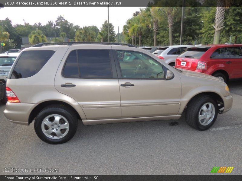 Desert Silver Metallic / Java 2003 Mercedes-Benz ML 350 4Matic