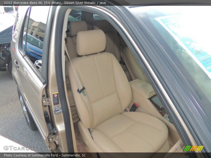 Desert Silver Metallic / Java 2003 Mercedes-Benz ML 350 4Matic