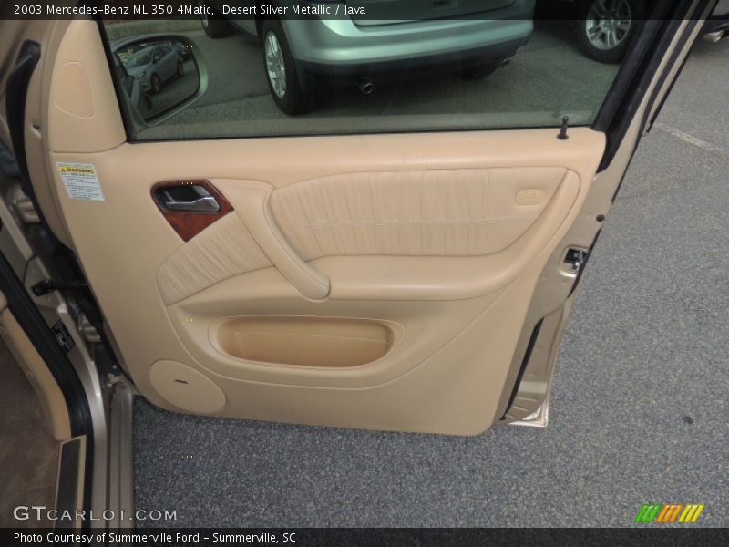 Desert Silver Metallic / Java 2003 Mercedes-Benz ML 350 4Matic