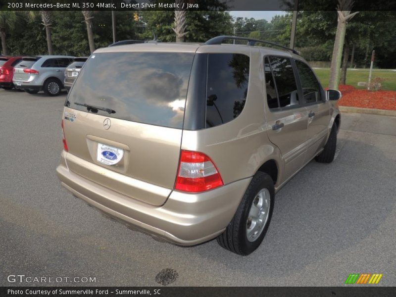 Desert Silver Metallic / Java 2003 Mercedes-Benz ML 350 4Matic