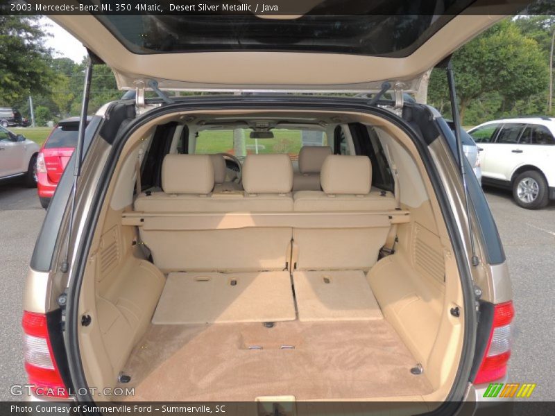 Desert Silver Metallic / Java 2003 Mercedes-Benz ML 350 4Matic