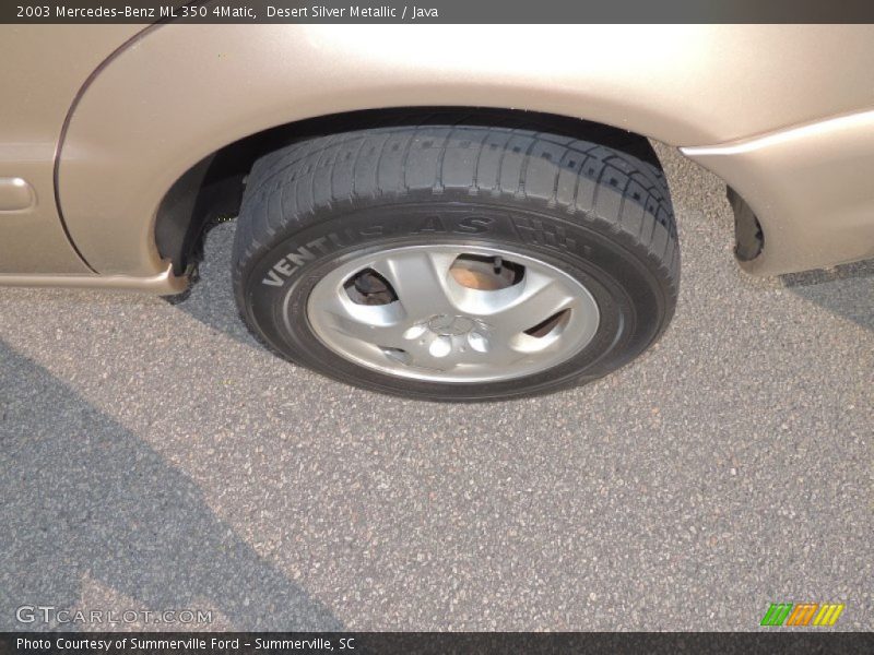 Desert Silver Metallic / Java 2003 Mercedes-Benz ML 350 4Matic