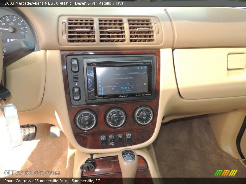 Desert Silver Metallic / Java 2003 Mercedes-Benz ML 350 4Matic