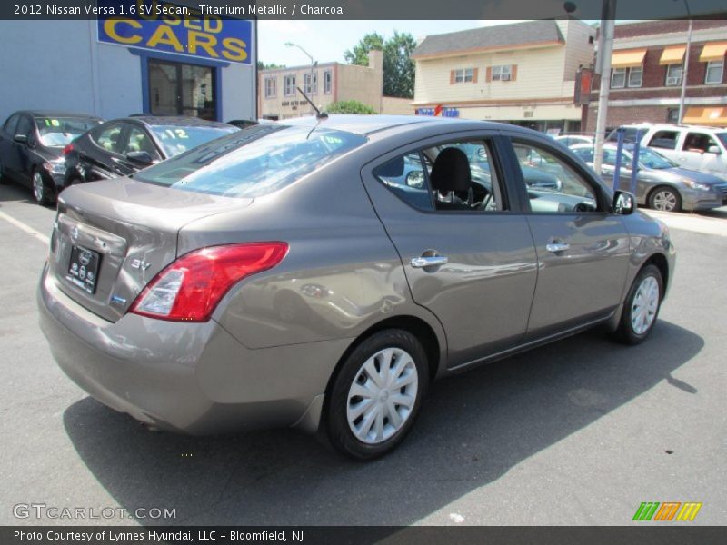 Titanium Metallic / Charcoal 2012 Nissan Versa 1.6 SV Sedan