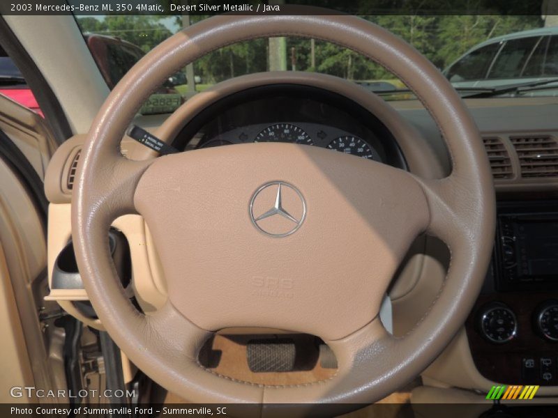 Desert Silver Metallic / Java 2003 Mercedes-Benz ML 350 4Matic