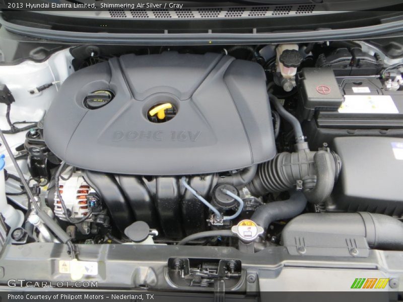 Shimmering Air Silver / Gray 2013 Hyundai Elantra Limited