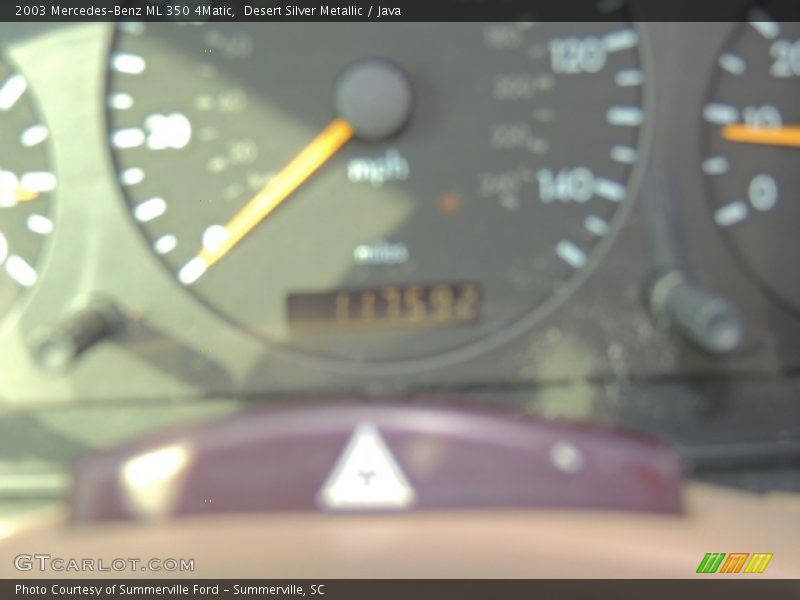 Desert Silver Metallic / Java 2003 Mercedes-Benz ML 350 4Matic