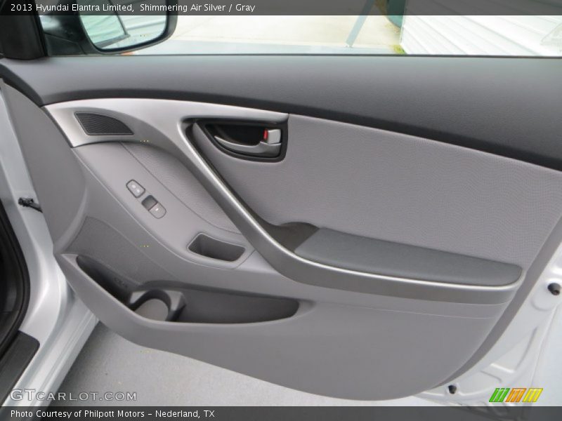 Shimmering Air Silver / Gray 2013 Hyundai Elantra Limited