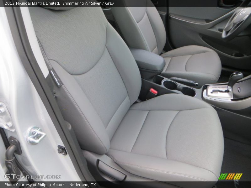Shimmering Air Silver / Gray 2013 Hyundai Elantra Limited