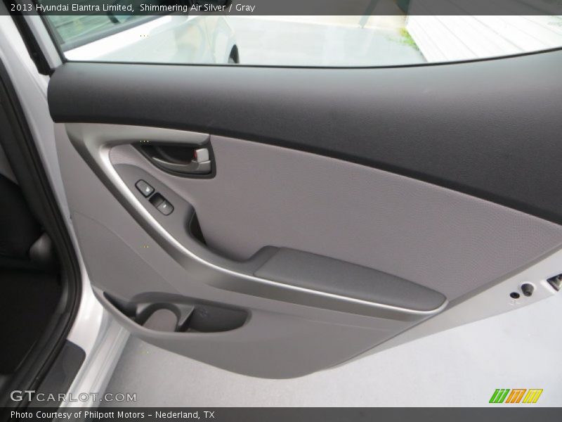 Shimmering Air Silver / Gray 2013 Hyundai Elantra Limited