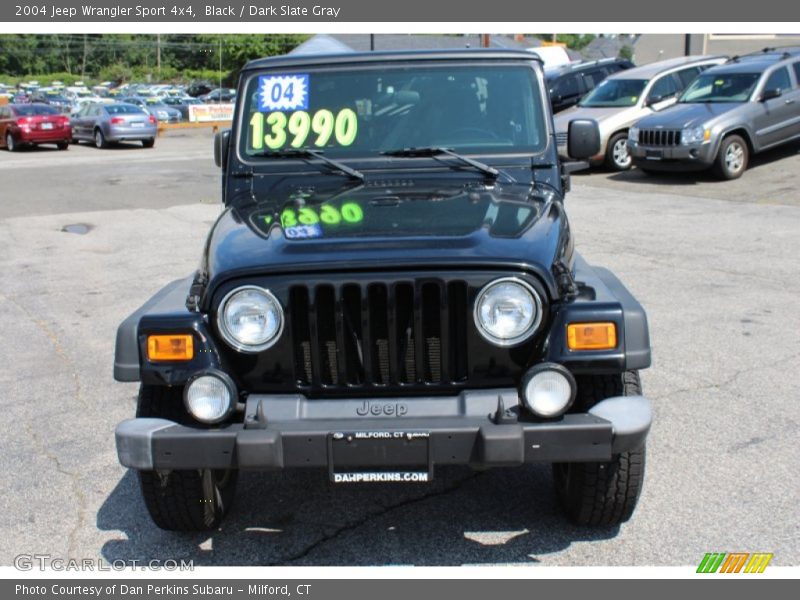 Black / Dark Slate Gray 2004 Jeep Wrangler Sport 4x4