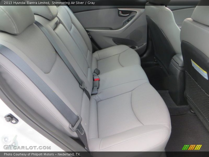 Shimmering Air Silver / Gray 2013 Hyundai Elantra Limited