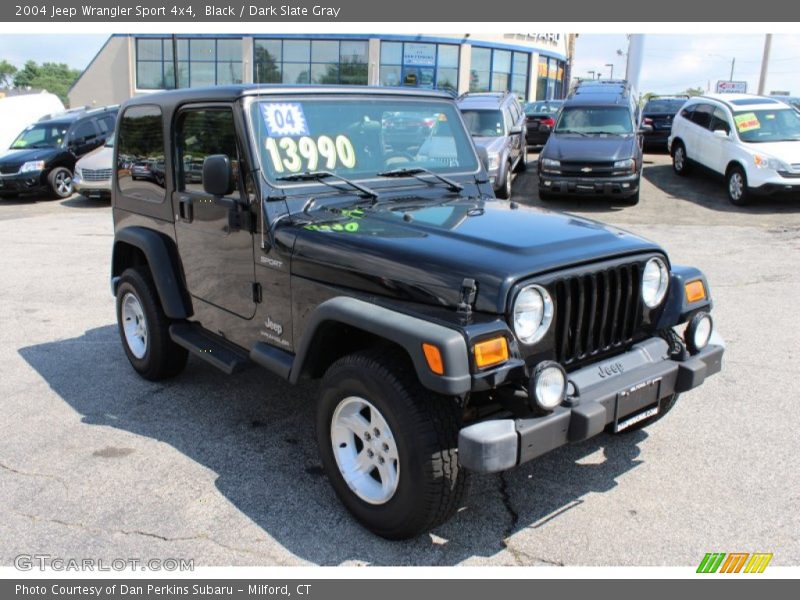 Black / Dark Slate Gray 2004 Jeep Wrangler Sport 4x4