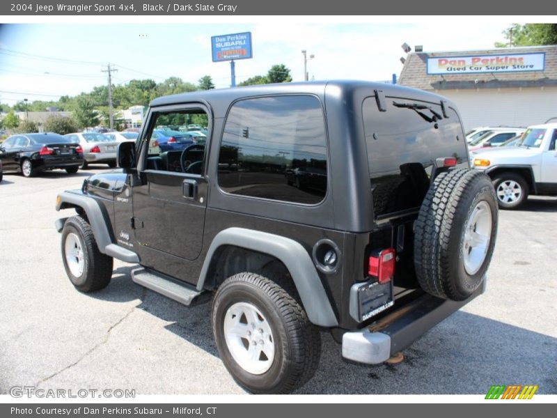 Black / Dark Slate Gray 2004 Jeep Wrangler Sport 4x4