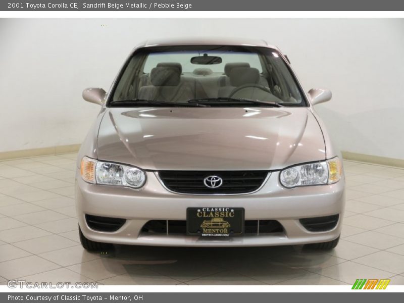 Sandrift Beige Metallic / Pebble Beige 2001 Toyota Corolla CE