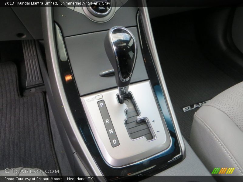 Shimmering Air Silver / Gray 2013 Hyundai Elantra Limited