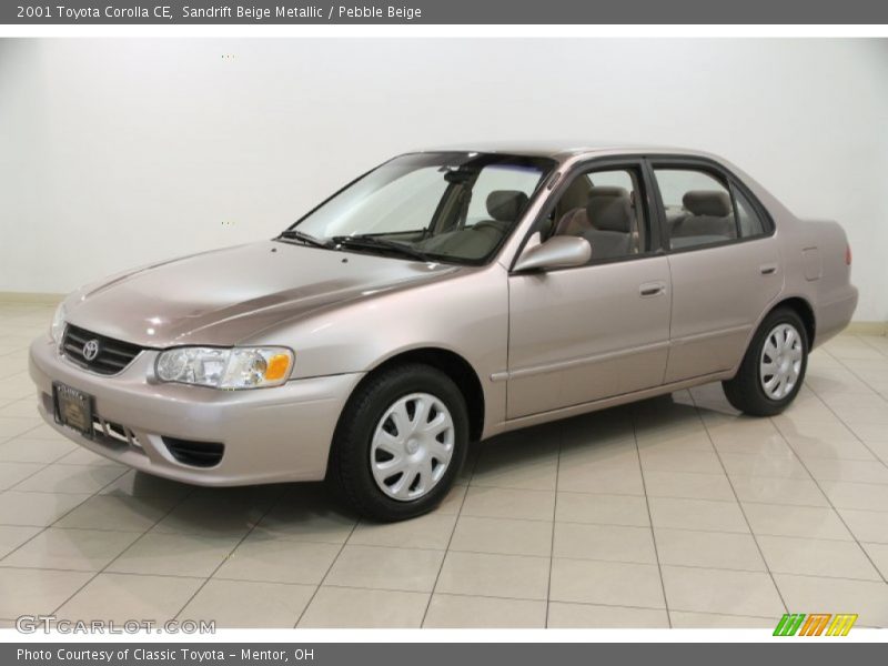 Sandrift Beige Metallic / Pebble Beige 2001 Toyota Corolla CE
