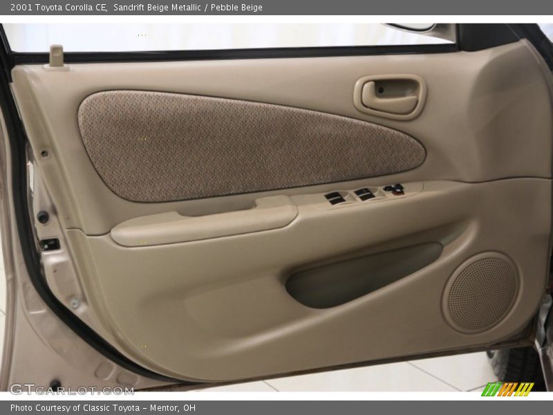 Sandrift Beige Metallic / Pebble Beige 2001 Toyota Corolla CE
