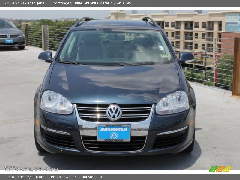 Blue Graphite Metallic / Art Grey 2009 Volkswagen Jetta SE SportWagen