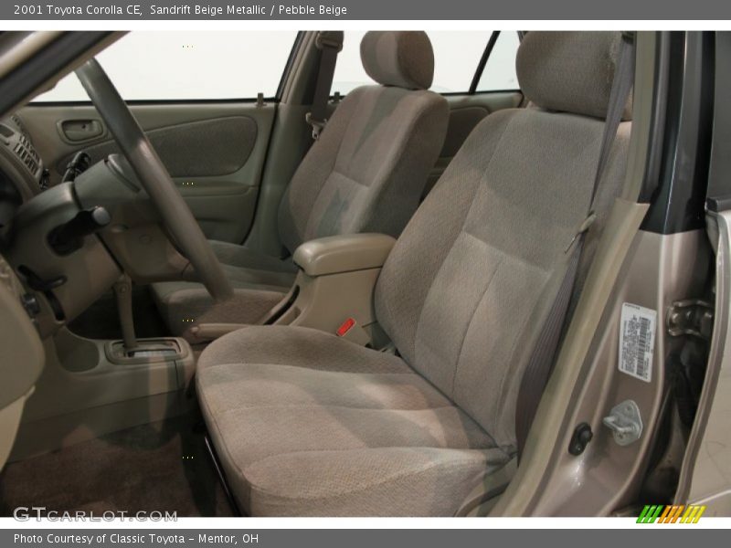Sandrift Beige Metallic / Pebble Beige 2001 Toyota Corolla CE