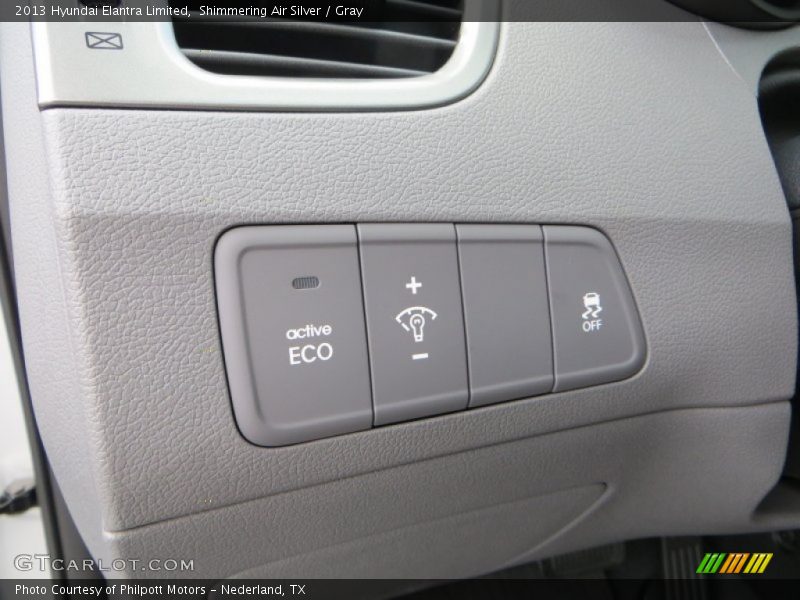 Shimmering Air Silver / Gray 2013 Hyundai Elantra Limited