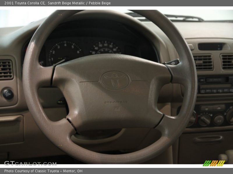 Sandrift Beige Metallic / Pebble Beige 2001 Toyota Corolla CE