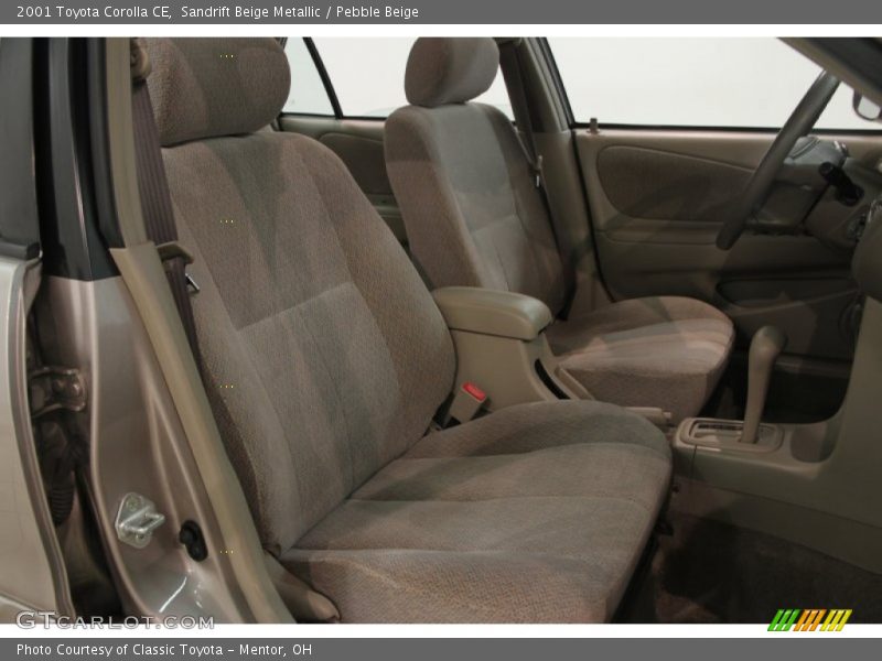 Sandrift Beige Metallic / Pebble Beige 2001 Toyota Corolla CE