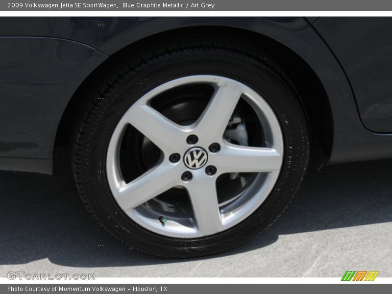 Blue Graphite Metallic / Art Grey 2009 Volkswagen Jetta SE SportWagen