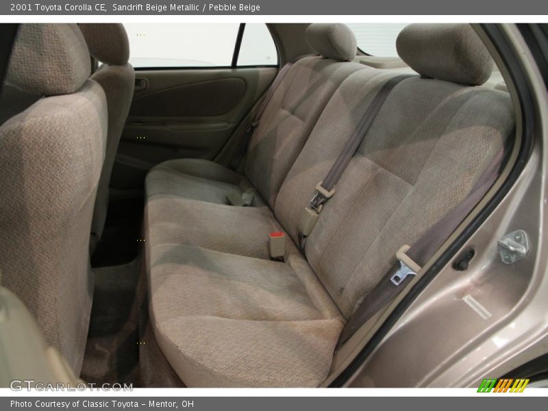 Sandrift Beige Metallic / Pebble Beige 2001 Toyota Corolla CE