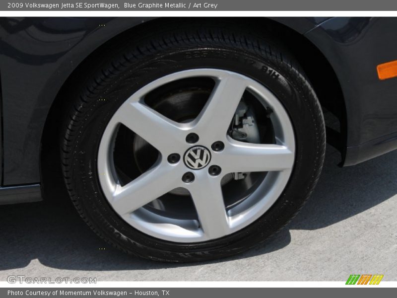 Blue Graphite Metallic / Art Grey 2009 Volkswagen Jetta SE SportWagen
