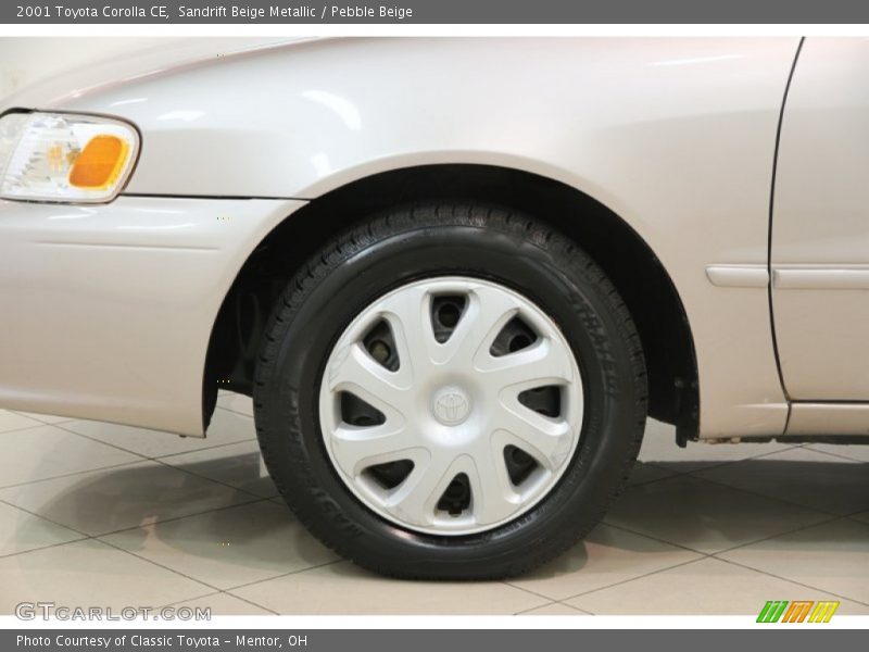 Sandrift Beige Metallic / Pebble Beige 2001 Toyota Corolla CE