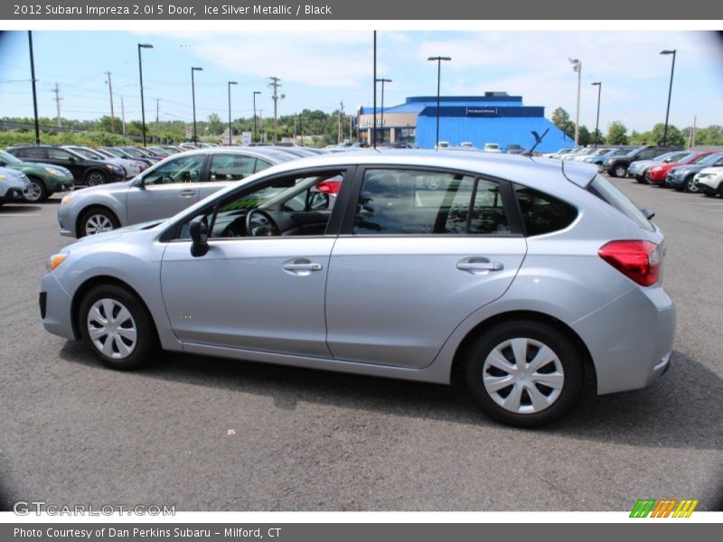 Ice Silver Metallic / Black 2012 Subaru Impreza 2.0i 5 Door