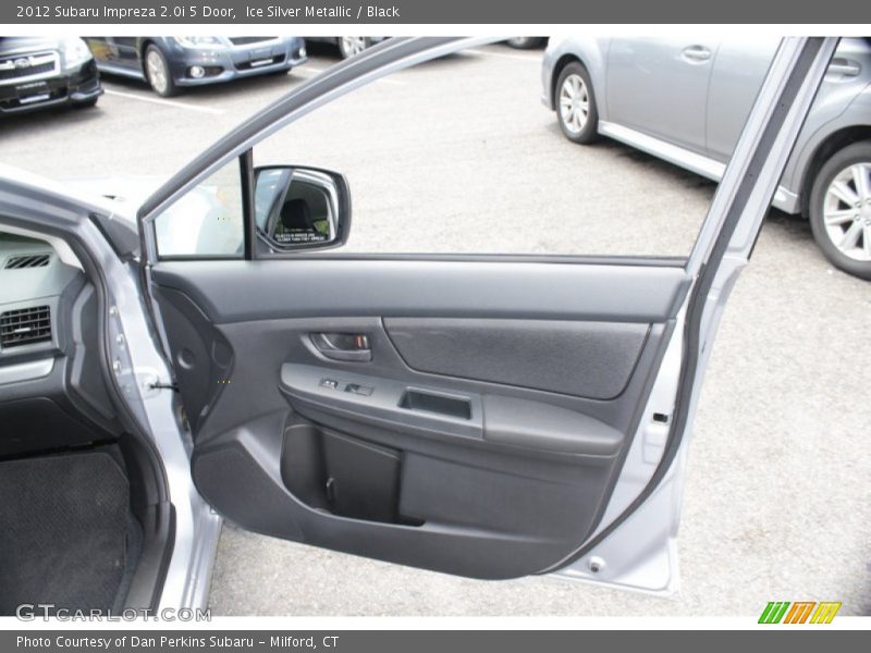 Ice Silver Metallic / Black 2012 Subaru Impreza 2.0i 5 Door